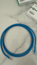 万级超六类网线非屏蔽万兆10米【国标23AWG-0.57mm无氧纯铜芯】CAT6A高速网络工程家装布线一箱线 蓝色 实拍图
