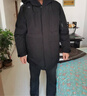 京东京造羽绒服男短款男士连帽滑雪服派克服外套男新年衣服 黑色 2XL 实拍图