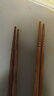 京东京造 筷子 家用食品接触级餐具鸡翅木日式分餐筷【整木实芯】6双装 实拍图