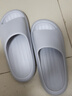 朴西新款EVA踩屎感厚底拖鞋女士居家室内情侣拖鞋男 灰色 42-43 实拍图