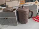 八玺（BAXI）宜兴手工紫砂杯带盖办公杯男士泡茶杯紫砂茶杯茶具过节送礼大容量 两杯（70%买家选择 更省钱） 450ml 1个 买一得多/证书礼盒齐全 实拍图