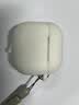 ESCASE适用airpods四代保护套airpods4保护套苹果无线蓝牙耳机防摔防尘硅胶男女防污耐磨白色+挂绳 实拍图