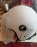 堡护头盔3C认证男女士高清防雾镜片成人电动车保暖头盔四季通用防寒冬季头盔301雪霜白 实拍图