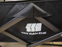 探险者（TAN XIAN ZHE）露营车儿童可躺户外推车野餐车露营装备折叠露营推车营地车买菜车 160L 曜石黑【实心万向轮】 实拍图