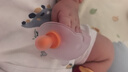 马博士婴儿牙胶磨牙胶棒小蘑菇安抚胶硅胶玩具防吃手牙咬胶小月龄 橙色 实拍图