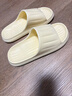 洁丽雅拖鞋女夏季室内家居家用浴室洗澡防滑防臭EVA情侣静音凉拖鞋男夏 黄色 【2.0版本 |  升级不加价】 40-41 【适合39-40码】 实拍图
