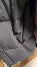 京东京造羽绒服男鸭绒加厚防寒工装面包服防泼水冬季外套短款 灰色 L 实拍图