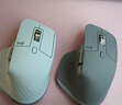 罗技（Logitech）大师系列 MX Master 4 高性能无线蓝牙鼠标  办公鼠标 静音鼠标  升级款 浅灰 带无线接收器 实拍图