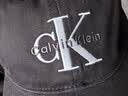 Calvin Klein正面字母刺绣logo 棉 鸭舌帽 男女同款 黑色 实拍图