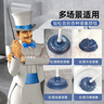 世家马桶疏通器套装 高品质皮搋子厕所管道堵塞强力吸下水道工具吸盘 实拍图