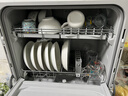 松下（Panasonic）台式洗碗机二代H1D【小尺寸大容积58L】独立烘干 80℃高温除菌 洗烘一体 软水系统 家用台面独立式 实拍图