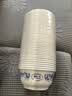 美丽雅一次性碗青花圆形餐盒 食品级塑料饭盒加厚耐高温360ml*40只 实拍图