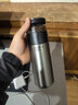 京东京造保温杯【茶水分离】男女大容量316L不锈钢泡茶水杯子金属灰500ml 实拍图