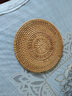 四万公里藤编隔热垫子家用防烫锅垫碗垫耐高温餐桌垫耐热盘子垫杯垫茶壶托 实拍图