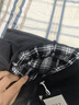 灿图黑色格子拼接羽绒棉服男秋冬季美式cleanfit棉衣保暖立领外套棉袄 黑色 2XL 建议150斤到170斤 实拍图