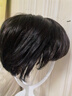 佰丝堂假发女短发全头套式短直发中老年妈妈整顶发套真发混丝（自然黑） 实拍图