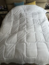 富安娜 舒暖七孔抗菌纤维被 四季被春秋被 双人加大被芯5斤230*229cm 白 实拍图