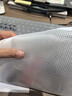 金得利2个A5立体大容量塑料EVA网格手提拉链透明文件袋小学生考试专用收纳笔袋防水孕检资料灰白TD6043-2 实拍图