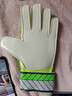 匹克守门员手套带护指天然乳胶防滑耐磨减缓冲击成人儿童专业训练门将手套足球手套守门员装备绿色8号 实拍图
