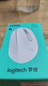 罗技（Logitech）M196 无线蓝牙鼠标 办公鼠标 笔记本商务办公家用 小巧便携 对称手型 珍珠白 实拍图