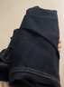 优衣库常规款女装男装宽松廓形牛仔裤/弯刀镰刀裤子479000 482280 479000/69藏青色 28 /160/70A 实拍图