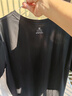 布先生春夏季短袖T恤男士纯棉小白T纯色内搭打底衫 黑色 M(170) 实拍图
