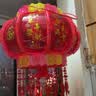 2026元宵新年灯笼七彩旋转led走马灯阳台吊灯大门口春节乔迁福字 豪华全闪流水款（一对） 40#直径38厘米（适合小阳台） 实拍图