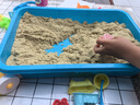 乐哲儿童太空玩具沙套装沙滩伦堡挖砂子安全无毒不黏手男女孩生日礼物 实拍图