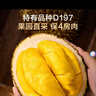 趣尝鲜猫山王榴莲马来西亚D197液氮冷冻净重3.0-3.5斤/个 实拍图
