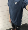 耐克(NIKE)春夏男短袖T恤 纯棉 运动休闲 经典简约 AR4999-410 深蓝M 实拍图