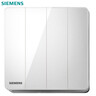 西门子（SIEMENS）开关面板 四开双控 86型暗装面板 致典雅白色5TA14433NC01 实拍图