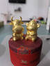铜师傅《金韵天成十二生肖》真金鎏镀铜摆件家居装饰工艺品十二生肖之牛 实拍图