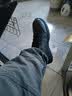 斯凯奇（Skechers）男鞋秋冬新品一脚蹬休闲鞋黑色商务鞋轻便软底运动户外健步鞋皮鞋 实拍图