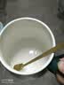 杯子伴手礼套装陶瓷马克水杯开业年会新年结婚礼盒送人实用礼品 绿色单杯+盖子+勺子（安全包装） 400毫升 实拍图