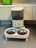 霍曼（Homerun）宠物智能自动喂食器猫粮定时猫咪自动投食机不锈钢双碗增高版PF20 实拍图