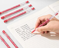 得力（deli)【热门商品】大容量全针管中性笔签字笔 笔芯笔身一体化0.5mm红色12支/盒DL-A116 实拍图