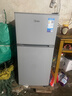 美的（Midea）112L两门小冰箱灰色双温小冰箱迷你家用宿舍租房灵活摆放节能低音深冷速冻 BCD-112CM 实拍图