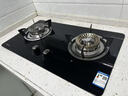 迅达（XUNDA）燃气灶天然气灶家用双灶具灶台 嵌入式台式两用 4.5KW旋流火灶一级能效 Q1-天然气 实拍图