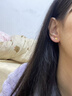 周六福（ZLF）情人节礼物  足金999耳钉黄金耳钉女款迷你小金花耳饰 计价 0.64g 实拍图