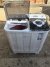 奥克斯（AUX）洗衣机半自动家用双缸双桶大容量小型租房宿舍波轮双杠强力去污省水电 13公斤【洗8+脱5+终生联保】黑色 双缸 实拍图