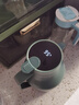 京东京造保温壶 智能温显大容量玻璃内胆热水壶暖壶宿舍办公 灰豆绿1.5L 实拍图