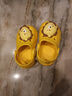 牧童儿童拖鞋夏男宝宝洞洞鞋软底女童卡通洗澡婴幼儿家居鞋奶狮黄140 实拍图