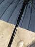 美度（MAYDU）加大雨伞直杆长柄晴雨伞女防风双人雨伞M5003蓝色 实拍图