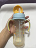 贝亲（Pigeon）自然离乳 PPSU重力球吸管双把手奶瓶 330mL 12月+ AA253 实拍图