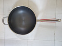 RAZ 德国不粘锅炒锅316不锈钢炒菜锅家用锅具平底锅燃气灶电磁炉通用 [有侧耳]内径32，外径 34cm 实拍图