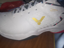 威克多（VICTOR）胜利羽毛球鞋龙透气缓震包裹运动男女鞋P9200TD巭-亮白/深青40码 实拍图