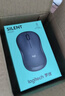 罗技（Logitech）M221 轻音鼠标 无线鼠标 办公鼠标 对称鼠标 带无线微型接收器 雾霭蓝 实拍图