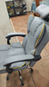 奥伦福特 电脑椅办公椅子电竞椅家用人体工学椅老板椅主播靠背椅皮革转椅 工学椅-灰+搁脚+乳胶【二代】 实拍图
