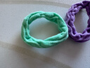 韩版配饰发绳高弹力基础无接缝 十色打底扎头发橡皮筋发饰头 混色2条 实拍图