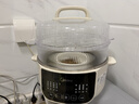 美的（Midea）电炖锅电蒸锅电炖盅隔水炖0涂层不锈钢电火锅多功能煮粥燕窝4.5L白瓷蒸炖一体辅食锅MD-DZC2556 实拍图